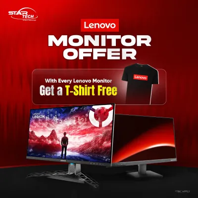 Star tech Anniversary Lenovo Monitor offer 