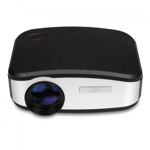 Cheerlux C6 Mini LED Projector With built-in TV Card