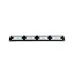 Rack-mounted COTE CPP-2106-24P 24-port Cat6 patch panel with front-facing 110-IDC terminals and cable management.
