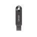 Lexar JumpDrive Dual Drive D500 256GB USB flash drive front view