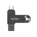 Lexar JumpDrive Dual Drive D500 256GB USB flash drive with USB-C connector