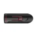 SanDisk Cruzer Glide CZ600 USB flash drive viewed from the top, showing its sliding connector design.