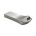 Angled view of TEAM C222 32GB Pen Drive showing engraved TEAMGROUP C211 text and smooth curved metallic design.