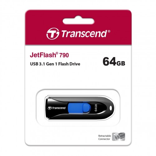 Transcend JetFlash 790 64GB USB 3.1 Gen 1 Pen Drive price in ...