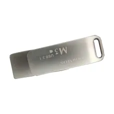 TwinMOS M3 32GB USB 3.1 Gen 1 Metal body Silver Pen Drive
