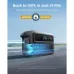 Graphic view of Anker SOLIX C1000 Gen 2 Portable Power Station with glowing cells highlighting Guinness fast recharge record.