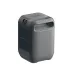Side view of Anker SOLIX C300 Portable Power Station showing blue vent slats and integrated top handle.