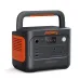 Front three-quarter view of the Jackery Explorer 1000 v2 1500W Portable Power Station showing its ports and control panel.