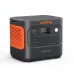 Front three-quarter view of the Jackery Explorer 2000 v2 2200W Portable Power Station showing its display and ports.