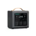 angled view of Marsriva 600W portable power station with LED display, AC outlets, USB ports, and compact design