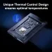 Internal view of the Lexar SL500 Portable SSD showcasing its unique thermal control design for cool use.