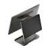 Angled side view of Sunmi D3 Pro F3510 15.6 Inch FHD Touch Android POS Terminal highlighting adjustable stand and slim profile