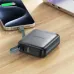 Acefast M23 22.5W 10000mAh Power Bank charging a smartphone on a desk surface.