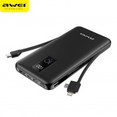 Awei P41K 10000mAh Type C Micro USB Power Bank