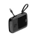 Baseus BS-P1001C 10000mAh Power Bank in side view with Type-C Cable