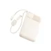 Enerfill FC11 white power bank with 45W fast charging, digital display and built in USB C cable, compact design