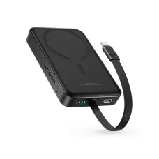 Baseus PPCXM10T 10000mAh 30W Wireless Power Bank With Built-in Cable
