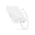 Baseus PPCXM10T white magnetic power bank with built in USB C cable, slim design and LED indicators