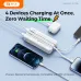 Lifestyle view of BYZ W176 22.5W 20000mAh fast charging power bank charging multiple devices simultaneously.