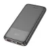Front view of Hoco J121 10000mAh 22.5W Fast Charging Power Bank showing dual USB ports and display