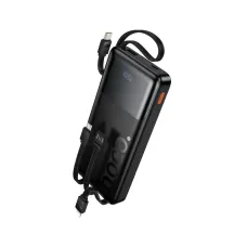 Hoco J156 Founder 10000mAh 22.5W Fast Charging Power Bank With Built-in Cables