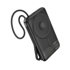 Hoco Q43 Clever 10000mAh 20W Magnetic Wireless Power Bank With Phone Holder