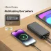 Oraimo Traveler 15 power bank charging three devices simultaneously with dual 15W outputs.