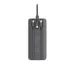 Rear view showing stored integrated charging cables on QCY Pulse PB30B 30000mAh 22.5W Power Bank with Built-in Cables.