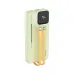 Tecno TPB-P103Q 10000mah 22.5W Power Bank angled view with green casing and attached yellow cables
