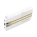 Tecno  TPB-P204 20000mah 22.5W Power Bank back sideangled view with whitr casing and attached yellow cables
