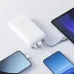 Xiaomi PB2020MI 22.5W 20000mAh Power Bank, top view charging multiple devices through connected cables