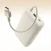 Xiaomi PB2030MI 33W 20000mAh Power Bank showing poert and built in cable 