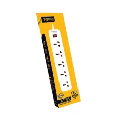 Aptech A1005 5 Port 3 Meter Power Strip