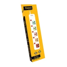 Aptech A252 5 Port 3 Meter Power Strip