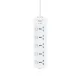 Huntkey DMC502 3 Meter 5 Port 2 Pin Power Strip with Individual Switch