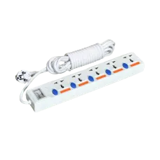 Maxline ML-255-3M 2 Pin Plug 5 Gang Multi Extension Socket Power-Strip