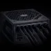 Front panel of Cooler Master V Platinum 1300 V2 PSU with honeycomb vents and modular cables attached.