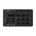 Connector panel of Cooler Master X Mighty 2000 PSU highlighting modular ports including USB and PMBus options.