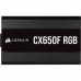 Corsair CX650F RGB 650 Watt 80 Plus Bronze Certified Fully Modular Power Supply
