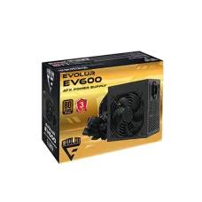 EVOLUR EV600 600W 80 Plus Bronze Non-Modular ATX Power Supply