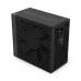 Side view of NZXT C1000 Gold ATX 3.1 PSU with ECO mode button, power socket, and honeycomb grille.