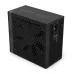 NZXT C850 black PSU angled view showing rear power socket, switch, honeycomb ventilation and compact modular build