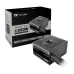 Retail box and unit of Thermaltake Smart BX3 550W Power Supply highlighting efficiency and design features.
