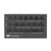 Thermaltake Toughpower GF3 1650W modular interface panel with labeled ports for 12VHPWR, CPU, PCIe, SATA and ATX connections