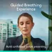 Lifestyle view of Logitech Spotlight 2 Presenter used for guided breathing before presenting.