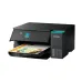 Epson EcoTank L4360 Ink Tank Printer, front angled view with integrated ink tank and printed document output