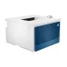HP Color LaserJet Pro 4202dw Laser Printer showing compact color laser printer with blue front panel design