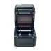 Top‑open front view of the Xprinter XP‑410B Thermal Label Printer revealing its internal label loading area.