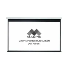 Magpie 70"x70" Electric Projection System Screen