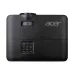 Acer X1328 projector top view showing zoom and focus controls with integrated control buttons.
